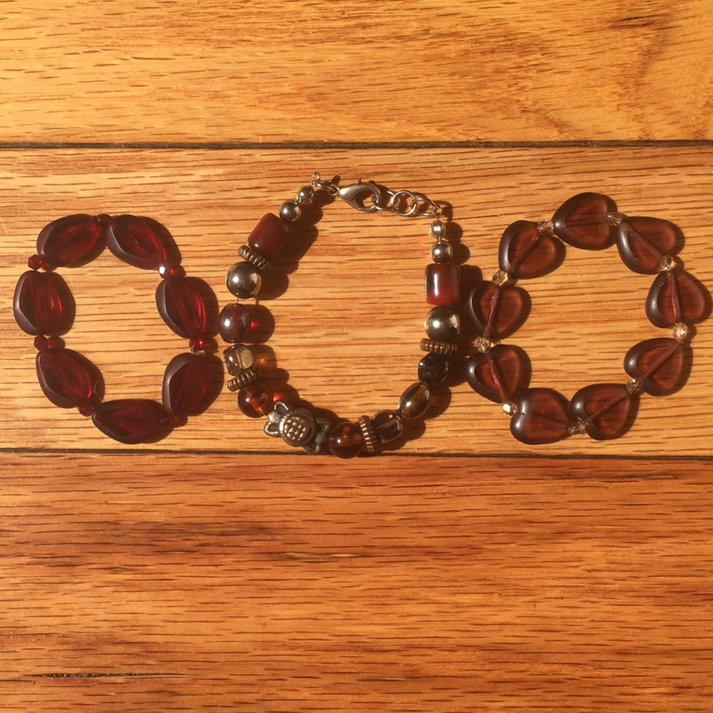 Lovely Amber Bracelet Set